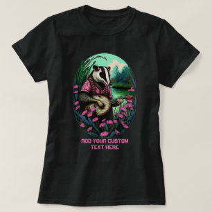 可愛いバ遊デガーの好きバンジョー Tシャツ