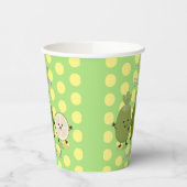 可愛いパイナップルグアバおもしろいfeijoa漫画 紙コップ (左)