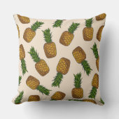 可愛いパイナップルパターン クッション (正面)