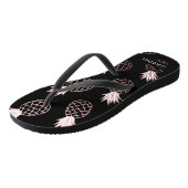 可愛いパイナップルパターン ビーチサンダル (アングル)