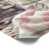 可愛いパグクローズアップポスター ポスター (角)