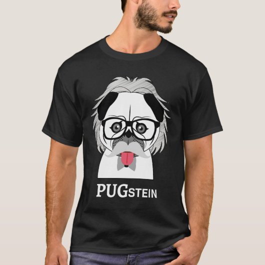 可愛いパグドッグサイエンス物理必須Tシャツ77 Tシャツ (正面)