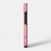 可愛いパステルピンクのスマホケース - 美しいデザイン iPhoneケース (左側面)