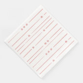 可愛いパステルピンクストライプのとスターダスト (コーナー)