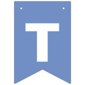 可愛いパステルブルーブラウン名物でターニング バンティングフラッグ (第1の旗)