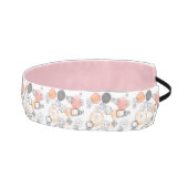 可愛いパタかわいらしーンのピンクとブルー抽象芸術 アスレチックヘッドバンド (右)