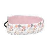 可愛いパタかわいらしーンのピンクとブルー抽象芸術 アスレチックヘッドバンド (左)