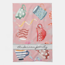 可愛いパターモノグラムのン赤クリスマス