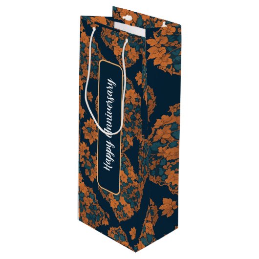 可愛いパターンハロウィーン抱き枕 ワインギフトバッグ (正面アングル)