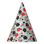 可愛いパター日本のンデザインパーティー帽子 パーティーハット (左)