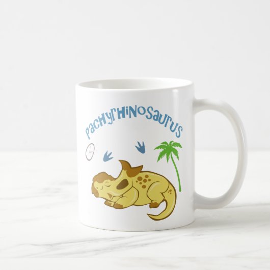 可愛いパチリノサウルス コーヒーマグカップ (右)