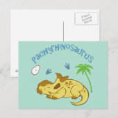 可愛いパチリノサウルス ポストカード (正面/裏面)