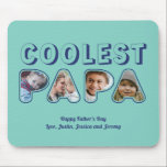 可愛いパパカスタム切り出し家族フォトファーザー マウスパッド<br><div class="desc">父パーソナライズされたの日へのパパのための父の日の祝ギフト。新しい父親、義理の父親、古いクラシックパパ、パパのなどカスタム、文字機能がカバーしてくれる。文字を好みの文言に変更し、自分の写真をアップロードカスタムできる。世界のパパの一つ一つ最高ののパパのために思い出に残る特別な何かを得る。</div>