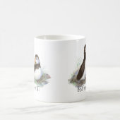 可愛いパフ最高のィン、永遠の友だち、BFF、鳥 マグカップ (中央)