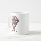 可愛いパラシュート付きカラフルパラシュート コーヒーマグカップ (正面左)