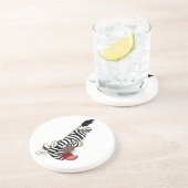 可愛いパンキー漫画ゼブラコースター コースター (側面)