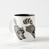 可愛いパンク漫画 ツートーンマグカップ (正面左)