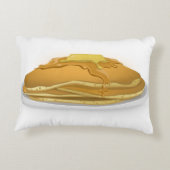 可愛いパンケーキのメープルシロップ アクセントクッション (裏面)