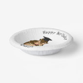 可愛いパンゴリン卒業漫画 ペーパーボウル (傾斜あり)