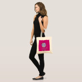 可愛いパンジーの香水スプレー トートバッグ (正面(モデル))