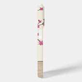 可愛いパーソナライズされたみすぼらしいシックなフローラウッドモノグラム Case-Mate iPhoneケース (裏面 / 右)