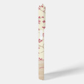 可愛いパーソナライズされたみすぼらしいシックなフローラウッドモノグラム Case-Mate iPhoneケース (裏面 / 右)