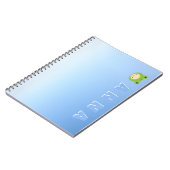 可愛いパーソナライズされたアヒル ノートブック (左側)