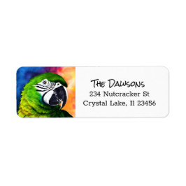 可愛いパーソナライズされたアマゾンアロットのアートワーク ラベル