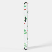 可愛いパーソナライズされたクリスマスツリー iPhoneケース (右側面)