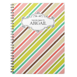 可愛いパーソナライズされたスパイラル綴じノート ノートブック