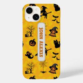 可愛いパーソナライズされたハロウィーンシルエット Case-Mate iPhone 14ケース
