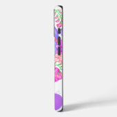 可愛いパーソナライズされたフローラカラフルユニコーン Case-Mate iPhoneケース (裏面 / 左)