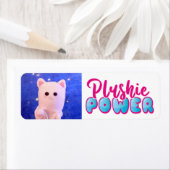 可愛いパーソナライズされたプルシエのパワープルシメール ラベル (インサイチュ)