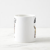 可愛いパーソナライズされたラブラドールレトリエバーコーヒーマグ コーヒーマグカップ (中央)