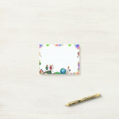 可愛いパーソナライズされた学校付箋 ポストイット (デスク上)