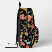 可愛いパーソナライズされた恐竜バックパック プリントバックパック (左)