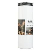 可愛いパーソナライズされた母の日の家族写真 タンブラー (裏面)