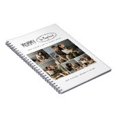 可愛いパーソナライズされた母の日の家族写真 ノートブック (右側)