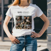 可愛いパーソナライズされた母の日の家族写真 Tシャツ
