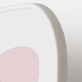 可愛いパーソナライズされた蝶ガールズピンク ピックルボールラケット (左詳細)