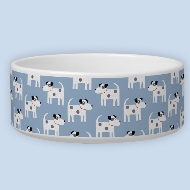 可愛いパーソンジャック・ラッセル・テリアードッグ ボウル (Jack Russell Parson Terrier dog pattern pet bowl)