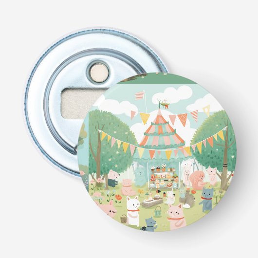 可愛いパーティーのテーマ 誕生日 栓抜き (正面)