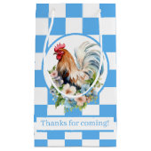 可愛いパーティーサービング感謝していの君 スモールペーパーバッグ (正面)