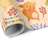 可愛いパーティー ラッピングペーパー (ロールコーナー)