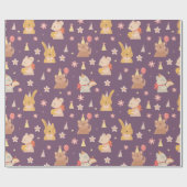 可愛いパーティー ラッピングペーパー (フラット)