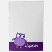 可愛いパープルフクロウ名前をカスタムするA37