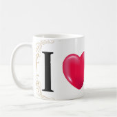 可愛いパープルラマベビー コーヒーマグカップ (左)