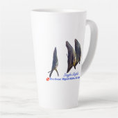 可愛いヒメバマズ カフェラテマグ (右アングル)