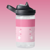 可愛いヒョウの名前を付け星キッズピンク ウォーターボトル