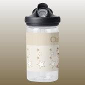 可愛いヒョウの名前を付け星キッズブラウン ウォーターボトル